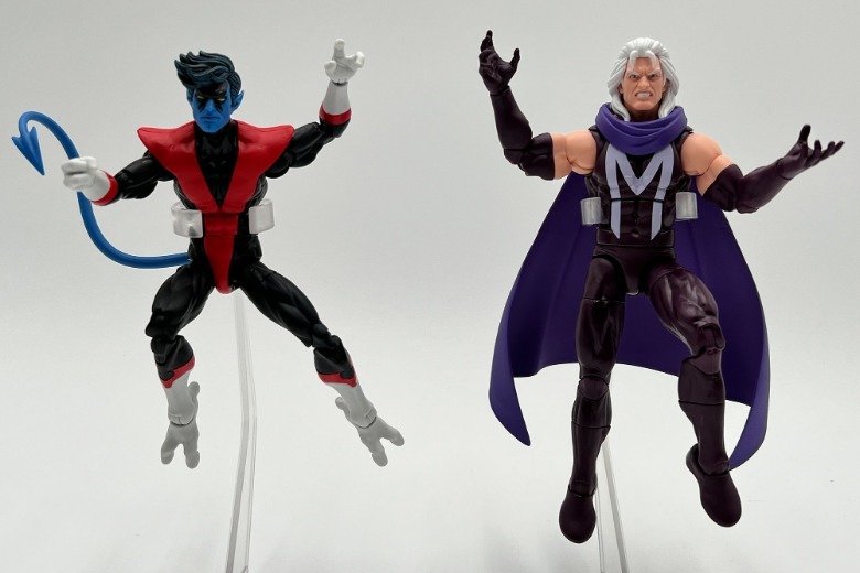 X-Men '97 Nightcrawler and (Hero) Magneto action figures