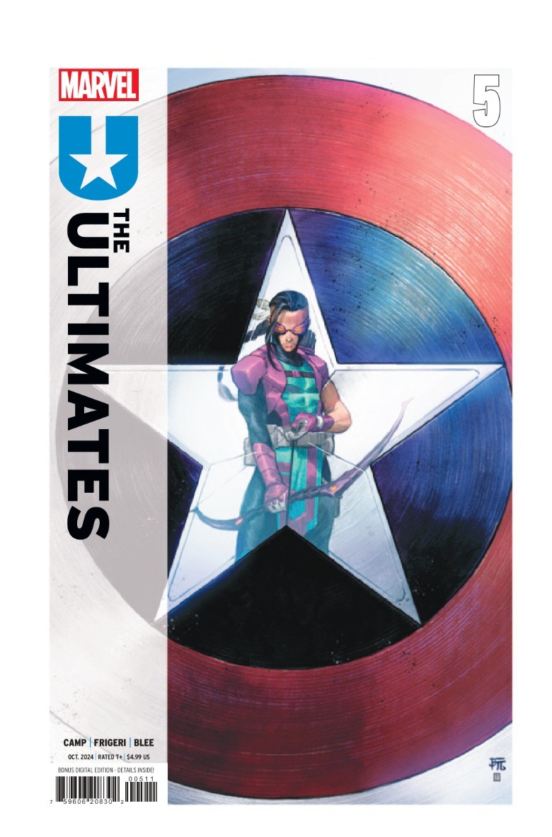 Escudo del Capitán América de Marvel Comics #5 Hawkeye