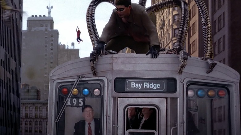 Spider-Man 2 train