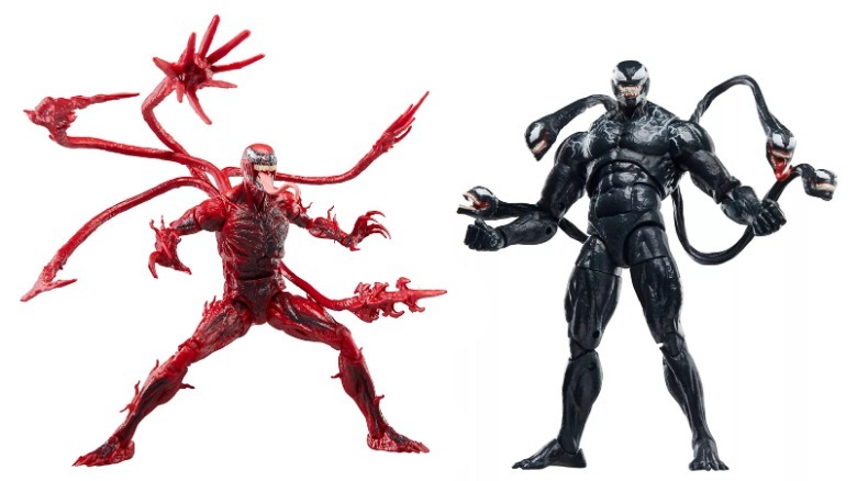 Venom and Carnage action figures from Marvel Legends