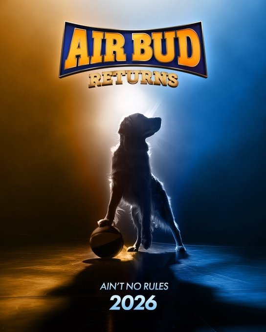 A poster for Air Bud Returns