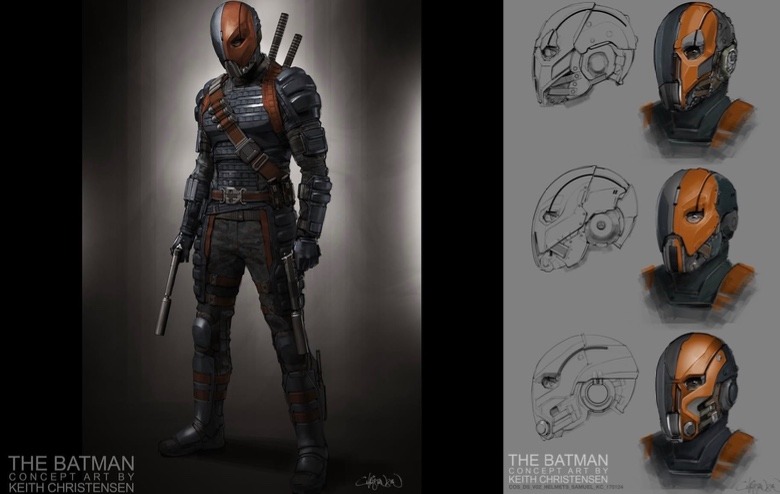 Deathstroke concept art for Ben Affleck's The Batman