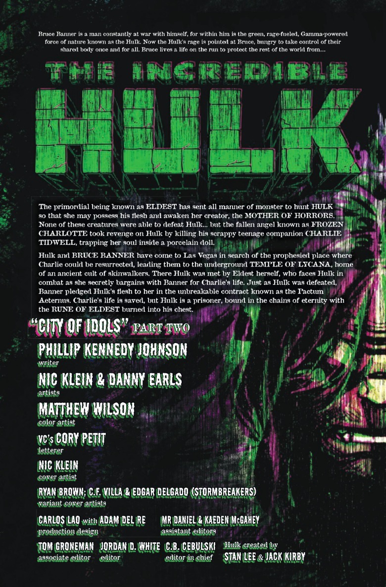 Incredible Hulk #18 recap page Marvel Comics