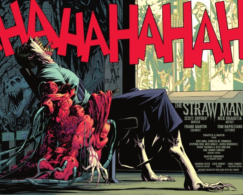 Absolute Batman #20 - Joker laughing in cave