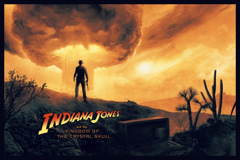 Matt Fergusons Poster „Indiana Jones und das Königreich des Kristallschädels“.