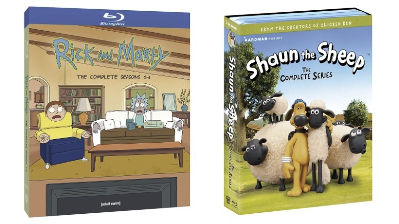 Rick and Morty and Shaun the Sheep
