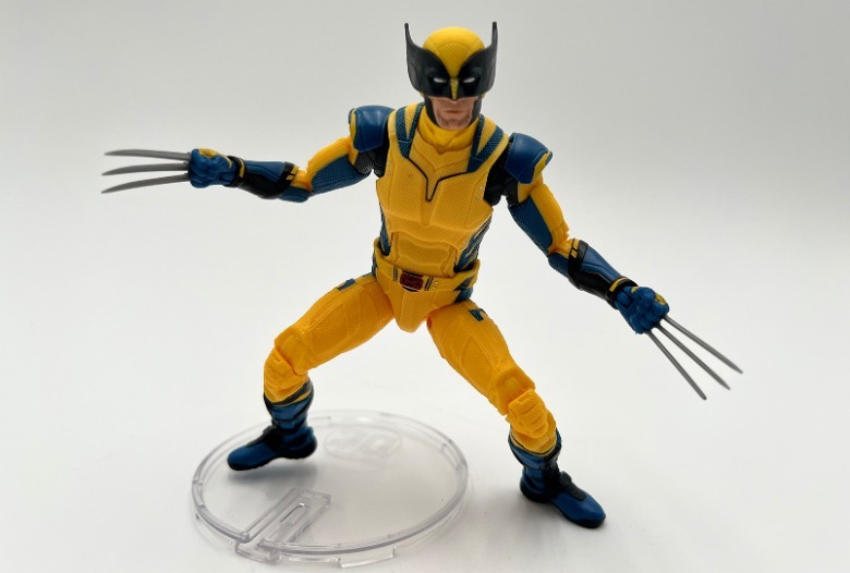Deadpool Wolverine Marvel Legends Figura de Wolverine con traje amarillo