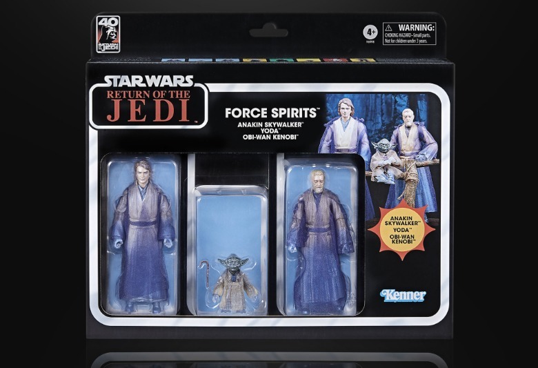 Return of the Jedi Force Ghosts Black Series Action Figures