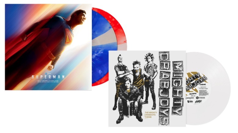Superman and Mighty Crabjoys vinyl soundtracks