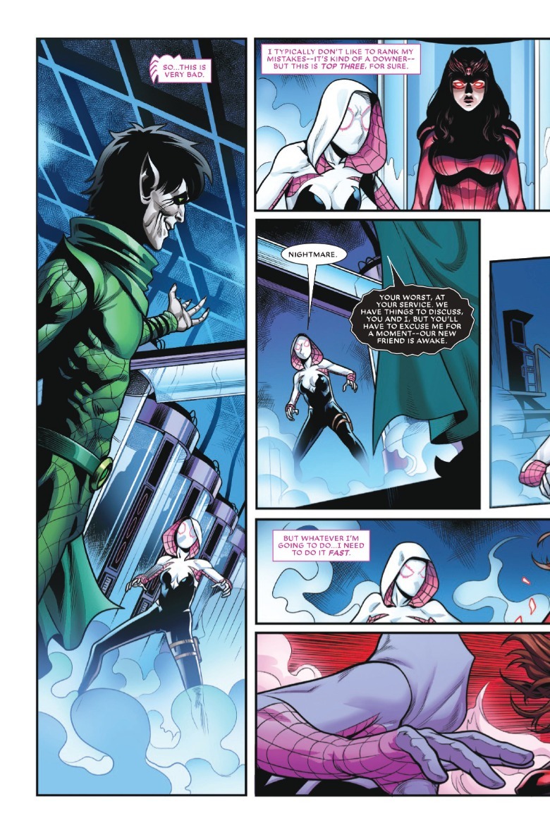 Marvel Comics 'TVA #5 Page 1 Spider-Gwen Scarlet Feitic