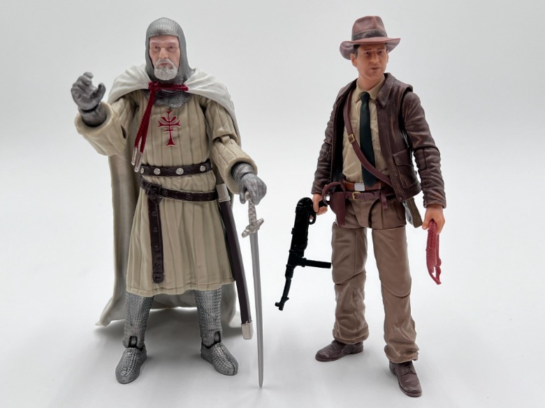asbro Indiana Jones Adventure Series Figura Graal Knight e Indiana