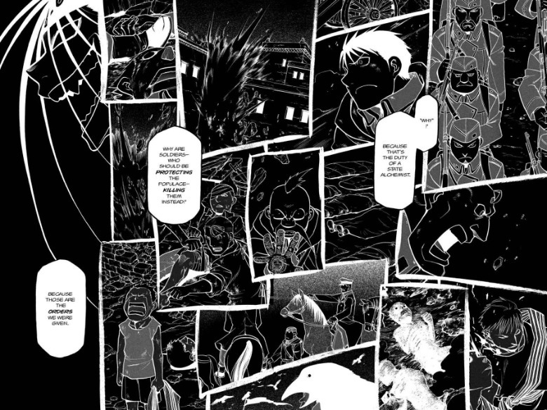 Fullmetal Alchemist Manga Ishvalan genocide