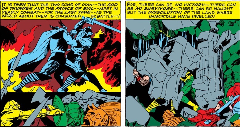 Thor #127 Ragnarok by Jack Kirby