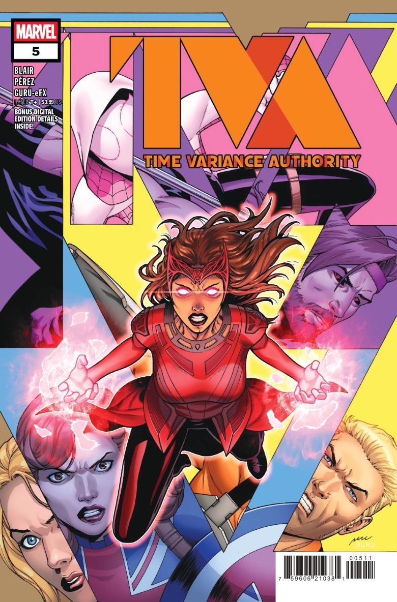 Capa de TVA #5 com Scarlet Witch