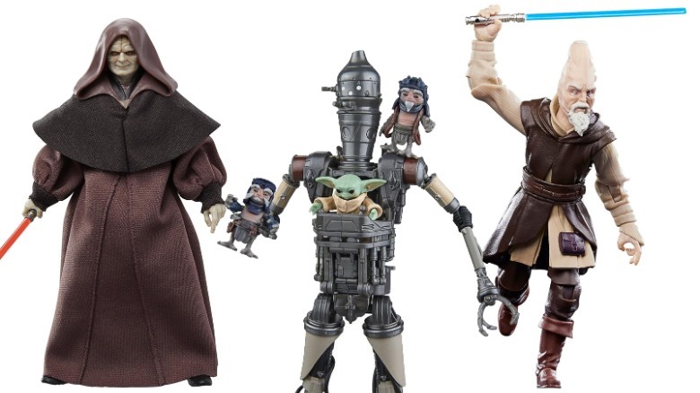 Star Wars Black Series action figures of Darth Sidious