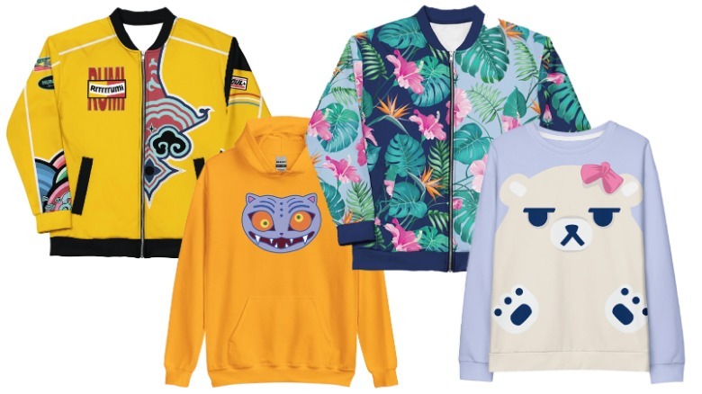 KPOP Demon Hunters in-universe jackets and sweatshirts