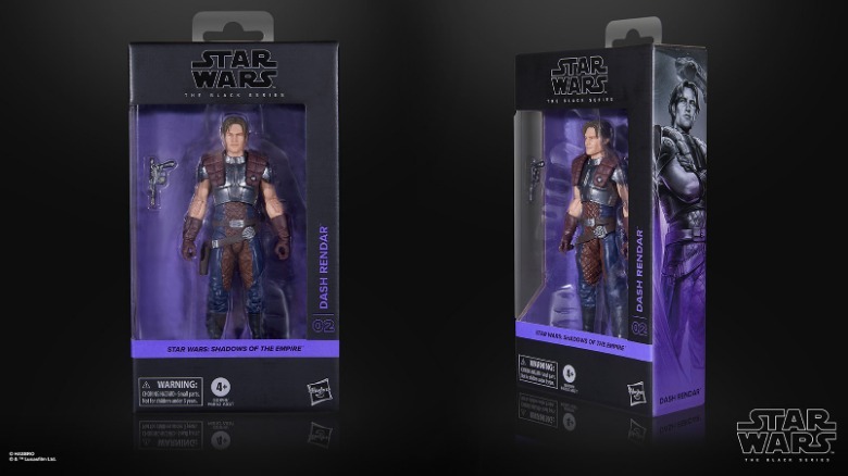 Figure of action of the Black Star Wars Black Rendar series
