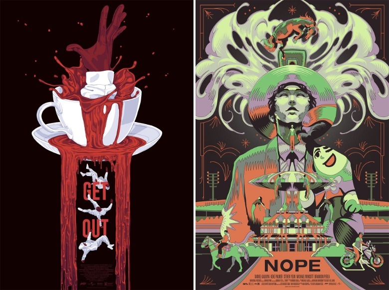 Get Out and Nope Mondo Posters