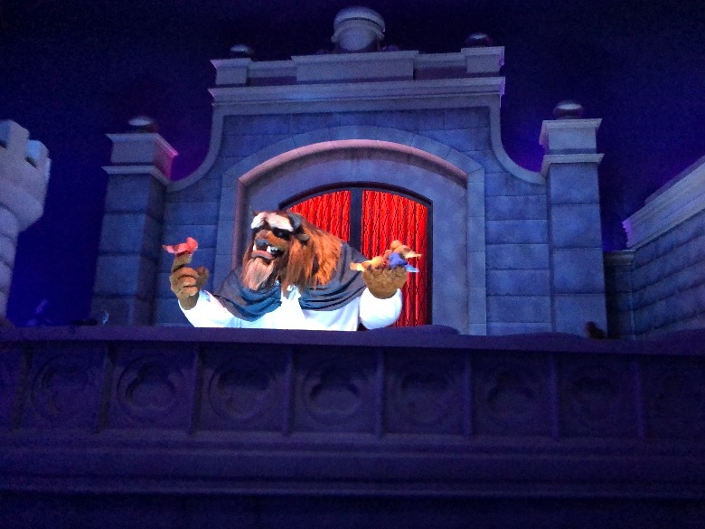 Enchanted Tale Beauty Beast Ride Scene