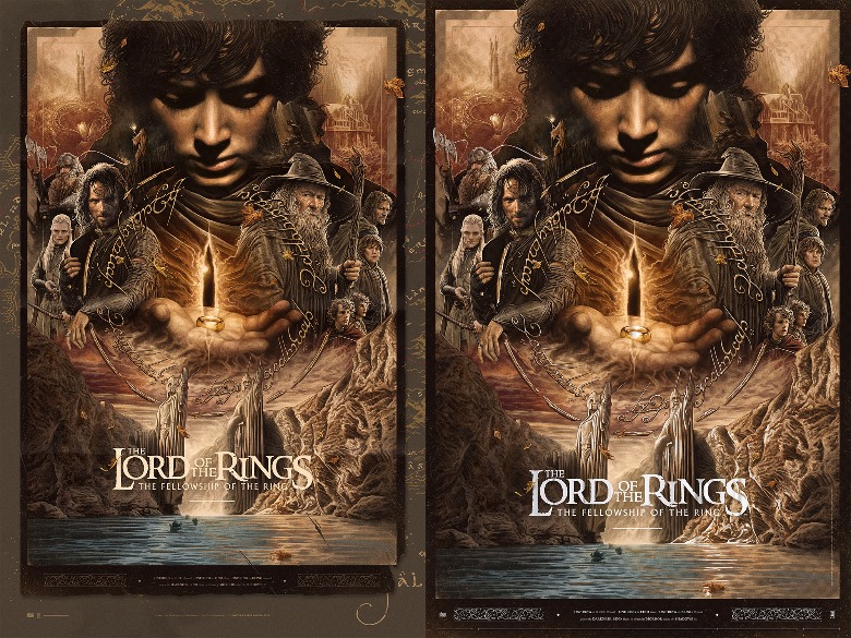 Jake Kontou Lord of the Rings The Fellowship of the Ring Poster