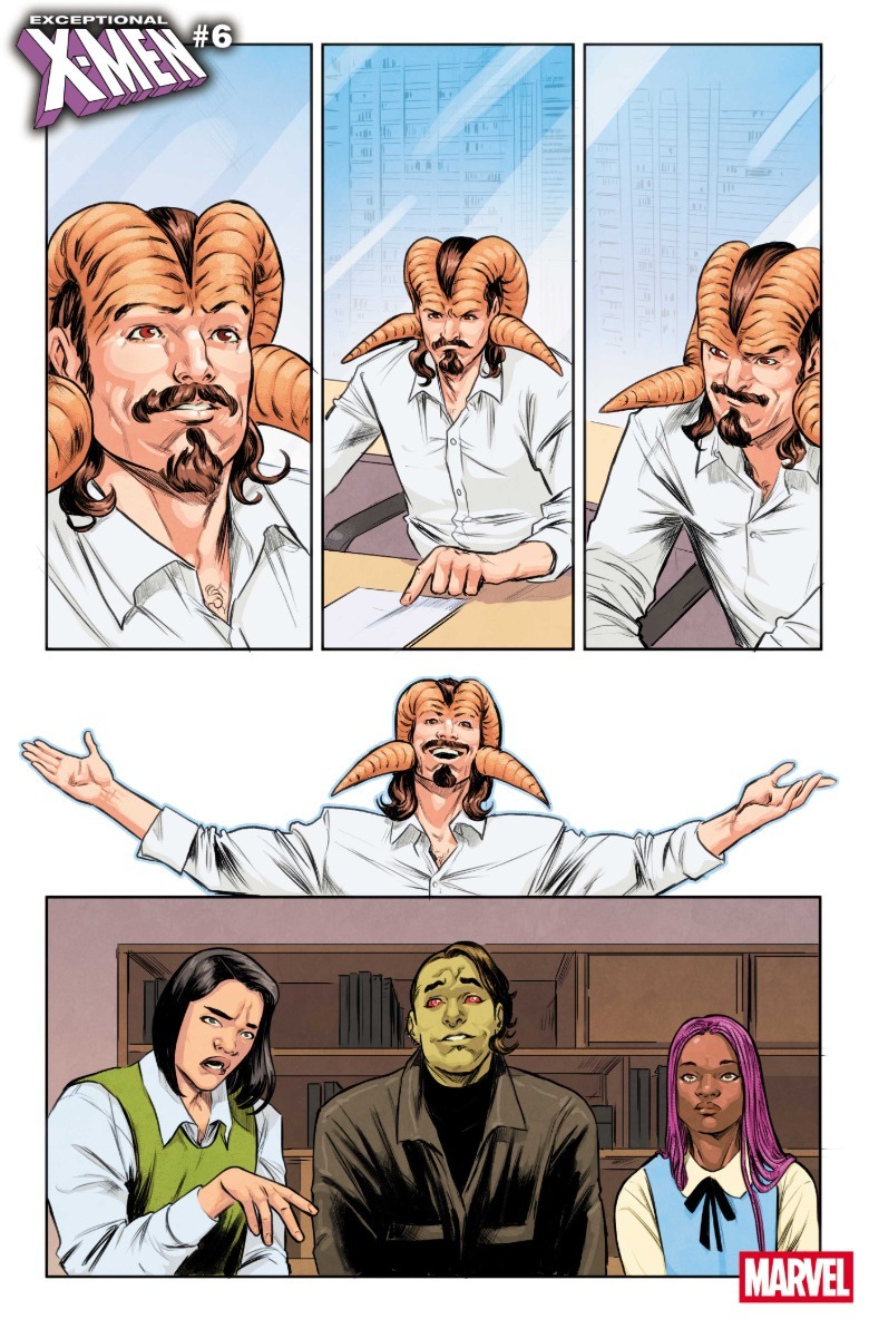 Extraordinario X-Men #6 Zenos contrata a Axo