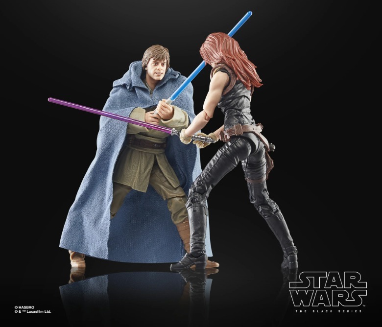 Hasbro's Star Wars: The Last Command Action Figures - Mara Jade fighting Luuke Skywalker