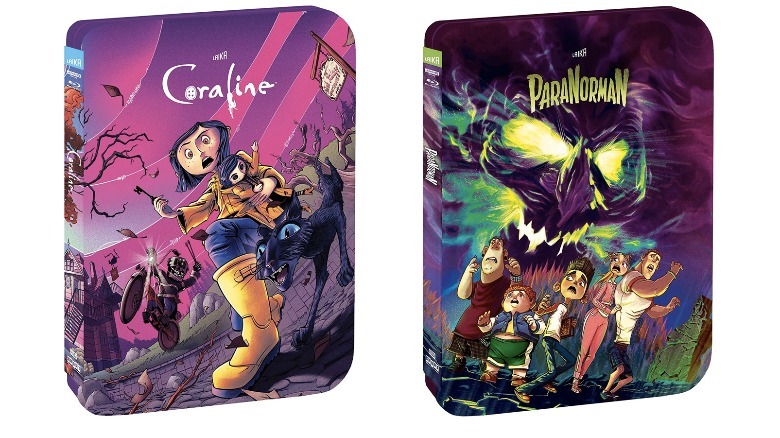 Coraline and ParaNorman Steelbooks