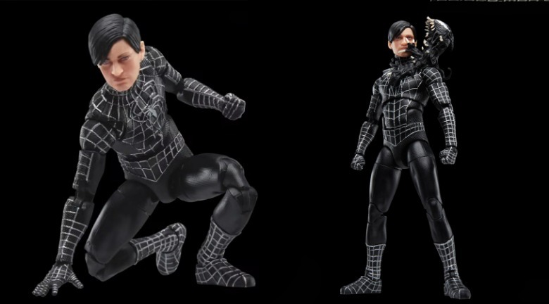 Marvel Legends Spider-Man 3 Symbiote Suit Ação Figura Desmarcada