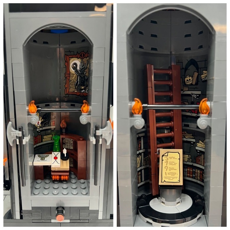 LEGO Lord of the Rings Barad Dur playset tower interior