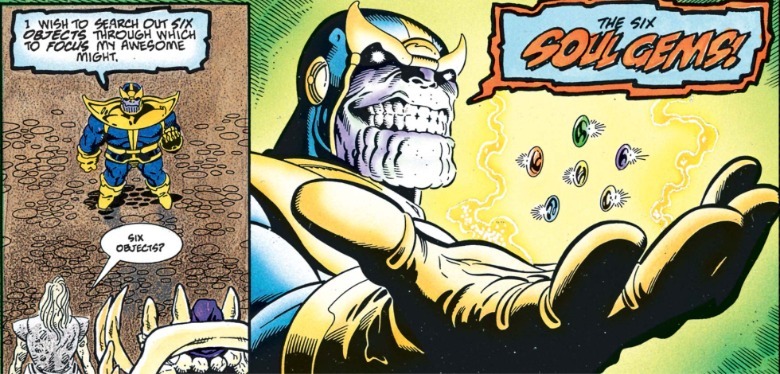 Thanos Quest #1 Thanos and the six soul gems