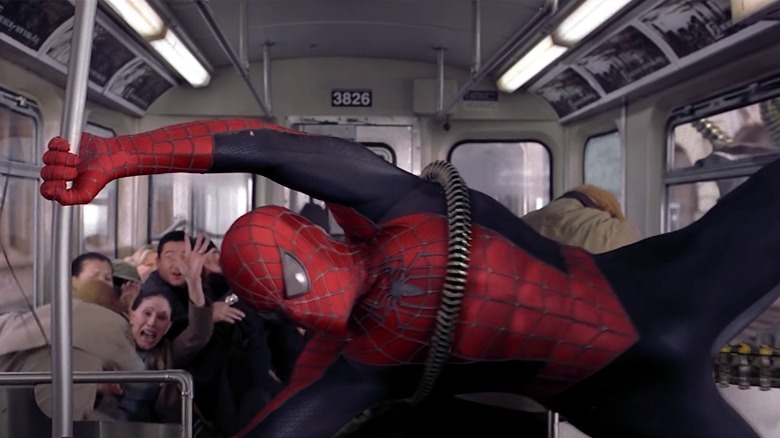 Spider-Man 2 train fight