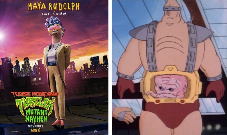 TMNT: Mutant Mayhem Cynthia Utrom and Krang
