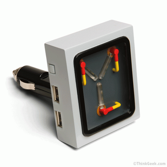 The Flux Capacitor USB Car Charger 