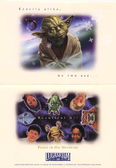 2002 LucasFilm Star Wars Christmas Card