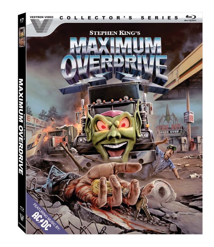 Maximum Overdrive Blu-ray box art