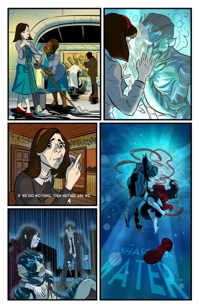 The Shape of Water comic strip