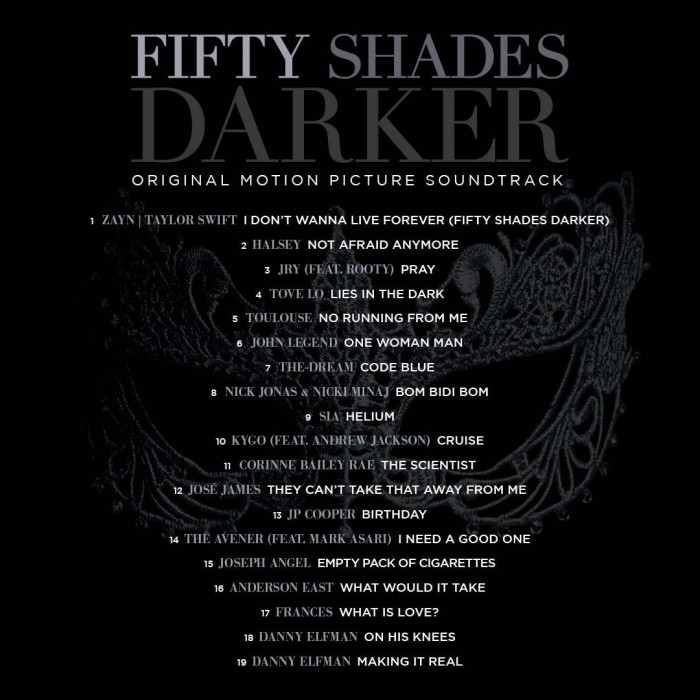 50 shades darker soundtrack