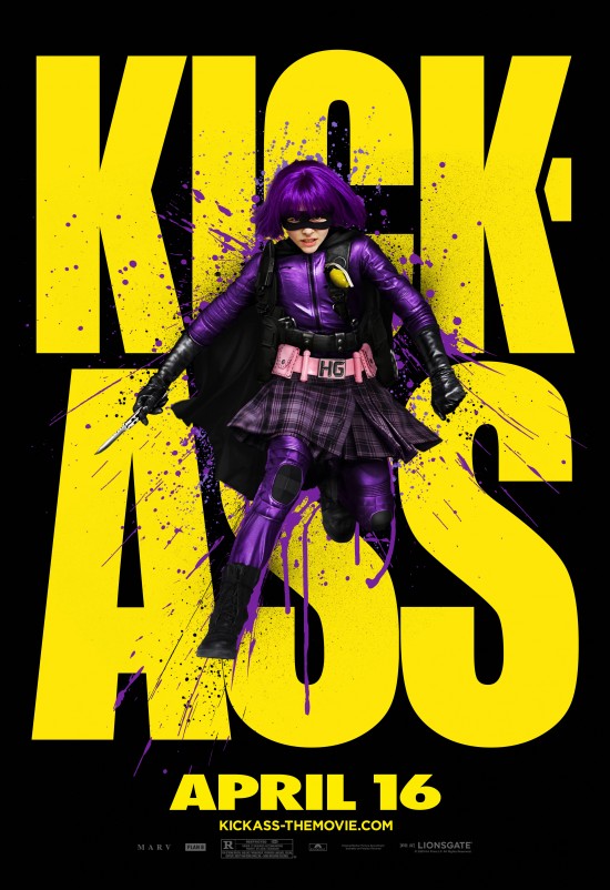 Kick-Ass Outdoor Art Posters - Hit Girl