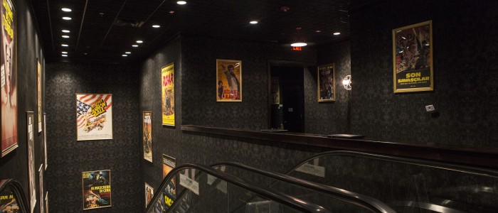 Alamo Drafthouse Downtown Brooklyn - Escalator Photo by Victoria Stevens