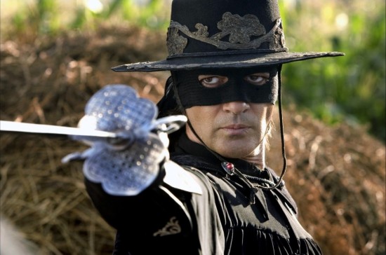 Antonio Banderas in Mask of Zorro