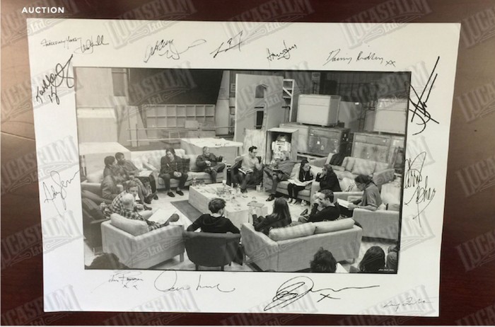 Autographed Force Awakens Photo