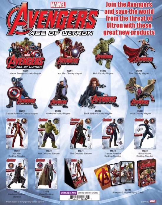 Avengers Age of Ultron magnets