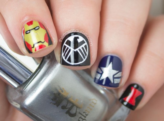 Avengers Nail Art