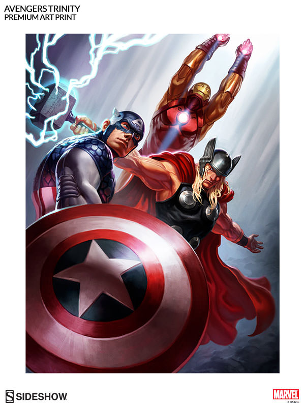 Avengers trinity art print