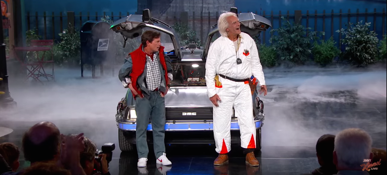 Watch: Back to the Future Visits Jimmy Kimmel Live