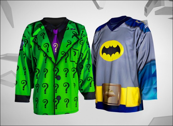 Batman Riddler Hocket Jerseys
