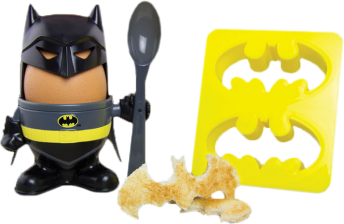 Batman egg and toast