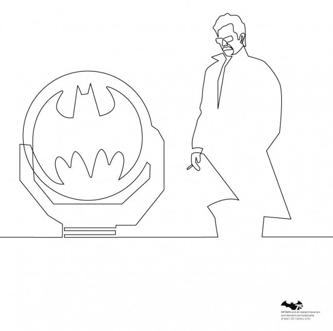 Batman line art (Gordon)
