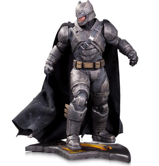 Batman v Superman armor statue
