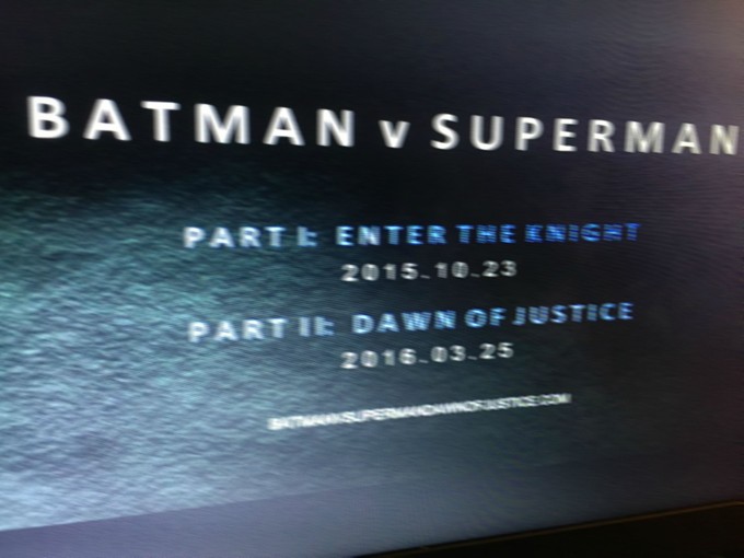 Batman v Superman split rumor